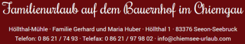 Urlaub auf dem Bauernhof