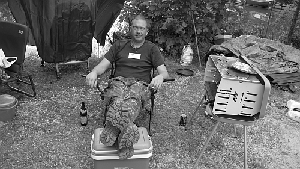 Unser wichtigster Mann Olli der Grillmeister