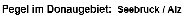 Wasserstand an der Alz /Seebruck